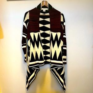 Aztec Style Thick Cardigan
